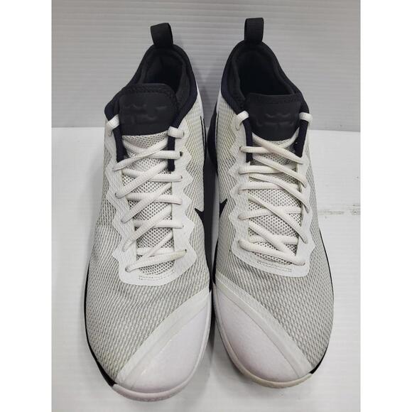 Nike LeBron Witness II Shoes Sneakers Mens Size 10 White Black Basketball Mesh - Picture 1 of 13